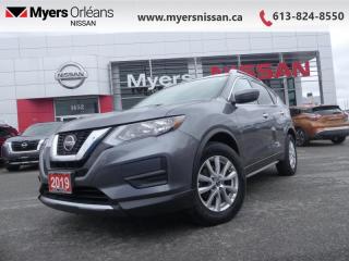 <b>Heated Seats,  Apple CarPlay,  Android Auto,  Blind Spot Detection,  Forward Collision Mitigation!</b><br> <br>  Compare at $18999 - Our Price is just $18499! <br> <br>   With all the modern technology wrapped in a sleek and stylish exterior, this Nissan Rogue is the perfect crossover for the modern buyer. This  2019 Nissan Rogue is for sale today in Orleans. <br> <br>With unbeatable value in stylish and attractive package, the Nissan Rogue is built to be the new SUV for the modern buyer. Big on passenger room, cargo space, and awesome technology, the 2019 Nissan Rogue is ready for the next generation of SUV owners. If you demand more from your vehicle, the Nissan Rogue is ready to satisfy with safety, technology, and refined quality. This  SUV has 92,058 kms. Its  silver in colour  . It has an automatic transmission and is powered by a  170HP 2.5L 4 Cylinder Engine.  It may have some remaining factory warranty, please check with dealer for details. <br> <br> Our Rogues trim level is S. This Nissan Rogue S is ready to rock, with manually-adjustable heated front seats, a 7-inch infotainment screen with Apple CarPlay, Android Auto, and SiriusXM satellite radio, automatic headlights with daytime running lights, remote keyless entry, cruise control with steering wheel buttons, and a cabin air filtration system. Road safety is assured with a suite of driver-assistive packages such as blind-spot detection, front pedestrian braking, forward collision mitigation, a rearview camera, and even more This vehicle has been upgraded with the following features: Heated Seats,  Apple Carplay,  Android Auto,  Blind Spot Detection,  Forward Collision Mitigation,  Proximity Key,  Siriusxm. <br> <br/><br>We are proud to regularly serve our clients and ready to help you find the right car that fits your needs, your wants, and your budget.And, of course, were always happy to answer any of your questions.Proudly supporting Ottawa, Orleans, Vanier, Barrhaven, Kanata, Nepean, Stittsville, Carp, Dunrobin, Kemptville, Westboro, Cumberland, Rockland, Embrun , Casselman , Limoges, Crysler and beyond! Call us at (613) 824-8550 or use the Get More Info button for more information. Please see dealer for details. The vehicle may not be exactly as shown. The selling price includes all fees, licensing & taxes are extra. OMVIC licensed.Find out why Myers Orleans Nissan is Ottawas number one rated Nissan dealership for customer satisfaction! We take pride in offering our clients exceptional bilingual customer service throughout our sales, service and parts departments. Located just off highway 174 at the Jean DÀrc exit, in the Orleans Auto Mall, we have a huge selection of Used vehicles and our professional team will help you find the Nissan that fits both your lifestyle and budget. And if we dont have it here, we will find it or you! Visit or call us today.<br>*LIFETIME ENGINE TRANSMISSION WARRANTY NOT AVAILABLE ON VEHICLES WITH KMS EXCEEDING 140,000KM, VEHICLES 8 YEARS & OLDER, OR HIGHLINE BRAND VEHICLE(eg. BMW, INFINITI. CADILLAC, LEXUS...)<br> Come by and check out our fleet of 40+ used cars and trucks and 110+ new cars and trucks for sale in Orleans.  o~o