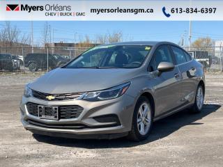 <b>Heated Seats,  Touch Screen,  Rear View Camera,  Bluetooth,  SiriusXM!</b><br> <br>    With ultra low gas consumption, a stylish cabin and a roomy interior, the 2017 Chevrolet Cruze is a top choice in the small sedan segment. This  2017 Chevrolet Cruze is for sale today in Orleans. <br> <br>Whether youre zipping around city streets or navigating winding roads, the new 2017 Cruze is made to work hard for you. With a unique combination of entertainment technology, remarkable efficiency and advanced safety features, this sporty compact car helps you get where youre going without missing a beat. This  sedan has 103,173 kms. Its  gold in colour  . It has an automatic transmission and is powered by a  153HP 1.4L 4 Cylinder Engine.  It may have some remaining factory warranty, please check with dealer for details. <br> <br> Our Cruzes trim level is LT. The LT has numerous convenience and sporty features including aluminum wheels, LED daytime running lights, heated mirrors, a 6 speaker audio system, SiriusXM, heated seats and much, much more.  The LT also includes all the features from the Cruze LS, such as touch screen audio, air conditioning, Bluetooth, a rear view camera and plenty more.  This vehicle has been upgraded with the following features: Heated Seats,  Touch Screen,  Rear View Camera,  Bluetooth,  Siriusxm,  Aluminum Wheels. <br> <br>To apply right now for financing use this link : <a href=https://www.myersorleansgm.ca/FinancePreQualForm target=_blank>https://www.myersorleansgm.ca/FinancePreQualForm</a><br><br> <br/><br> Buy this vehicle now for the lowest bi-weekly payment of <b>$138.55</b> with $0 down for 72 months @ 9.99% APR O.A.C. ( Plus applicable taxes -  Plus applicable fees   ).  See dealer for details. <br> <br>*MYERS LIFETIME ENGINE AND TRANSMISSION COVERAGE CERTIFICATE NOT AVAILABLE ON VEHICLES WITH KMS EXCEEDING 140,000KM, VEHICLES 8 YEARS & OLDER, OR HIGHLINE BRAND VEHICLE(eg. BMW, INFINITI. CADILLAC, LEXUS...)<br> Come by and check out our fleet of 20+ used cars and trucks and 190+ new cars and trucks for sale in Orleans.  o~o