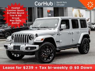 Used 2022 Jeep Wrangler Unlimited High Altitude LEDs Heated Leather Tow & HD Electrical Grp for sale in Thornhill, ON