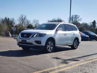 Used 2020 Nissan Pathfinder SL 4WD, Leather, Pano Roof, Nav, Adaptive Cruise, 360 Camera, Heated Steering + Seats & More! for sale in Guelph, ON