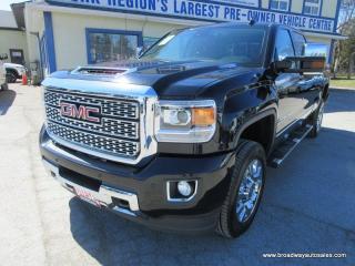 Used 2018 GMC Sierra 2500 3/4 TON DENALI-VERSION 5 PASSENGER 6.6L - DURAMAX.. 4X4.. CREW-CAB.. 6.6-BOX.. NAVIGATION.. SUNROOF.. LEATHER.. HEATED/AC SEATS.. BACK-UP CAMERA.. for sale in Bradford, ON