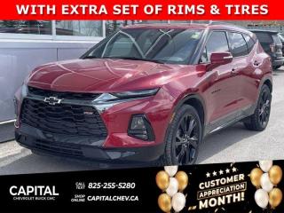Used 2019 Chevrolet Blazer RS + DRIVER SAFETY PACKAGE + LUXURY PACKAGE + SURROUND VISION CAMERA + SUNROOF for sale in Calgary, AB