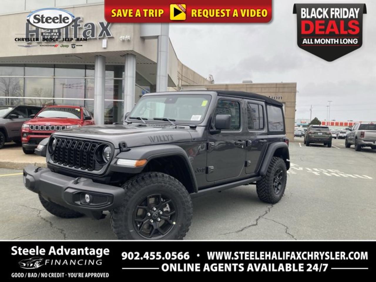 New 2024 Jeep Wrangler Willys for sale in Halifax, NS