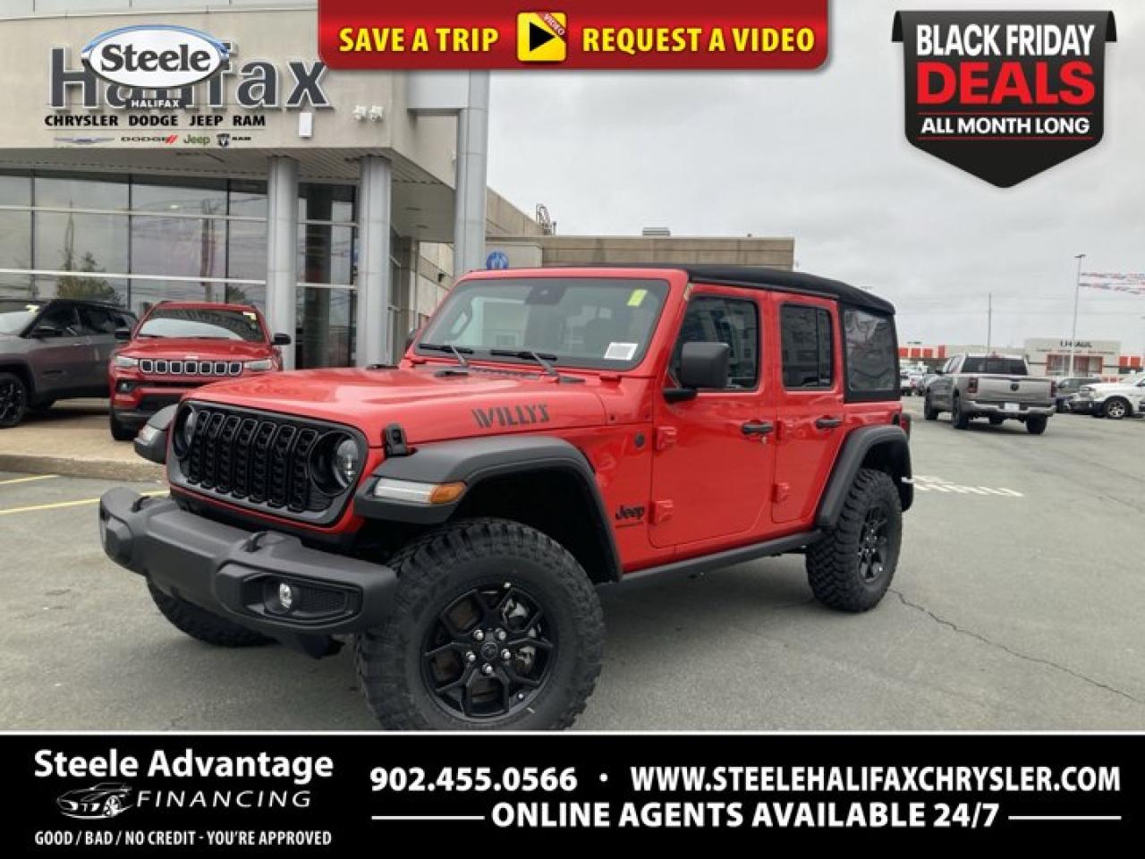 New 2024 Jeep Wrangler Willys for sale in Halifax, NS