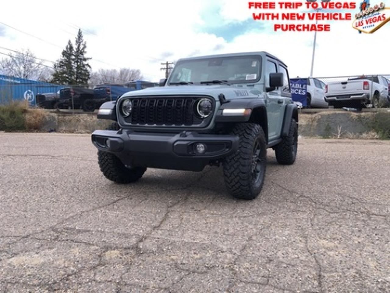 New 2024 Jeep Wrangler Willys 2 Door 4x4 #64 for sale in Medicine Hat, AB