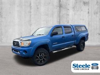 BlueAFTERMARKET RIMS AND TIRES, LIKE NEWLIFTTOPPER2007 Toyota Tacoma Base V64WD 5-Speed Automatic 4.0L 6-Cylinder SMPI DOHCVALUE MARKET PRICING!!, 4.0L 6-Cylinder SMPI DOHC, 4WD.ALL CREDIT APPLICATIONS ACCEPTED! ESTABLISH OR REBUILD YOUR CREDIT HERE. APPLY AT https://steeleadvantagefinancing.com/6198 We know that you have high expectations in your car search in Halifax. So if youre in the market for a pre-owned vehicle that undergoes our exclusive inspection protocol, stop by Steele Ford Lincoln. Were confident we have the right vehicle for you. Here at Steele Ford Lincoln, we enjoy the challenge of meeting and exceeding customer expectations in all things automotive.