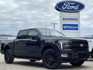 <b>Premium Audio, Wireless Charging, Sunroof, Lariat Black Appearance Package, 20 Aluminum Wheels!</b><br> <br> <br> <br>  A true class leader in towing and hauling capabilities, this 2024 Ford F-150 isnt your usual work truck, but the best in the business. <br> <br>Just as you mould, strengthen and adapt to fit your lifestyle, the truck you own should do the same. The Ford F-150 puts productivity, practicality and reliability at the forefront, with a host of convenience and tech features as well as rock-solid build quality, ensuring that all of your day-to-day activities are a breeze. Theres one for the working warrior, the long hauler and the fanatic. No matter who you are and what you do with your truck, F-150 doesnt miss.<br> <br> This antimatter blue metallic Crew Cab 4X4 pickup   has a 10 speed automatic transmission and is powered by a  400HP 5.0L 8 Cylinder Engine.<br> <br> Our F-150s trim level is Lariat. This F-150 Lariat is decked with great standard features such as premium Bang & Olufsen audio, ventilated and heated leather-trimmed seats with lumbar support, remote engine start, adaptive cruise control, FordPass 5G mobile hotspot, and a 12-inch infotainment screen powered by SYNC 4 with inbuilt navigation, Apple CarPlay and Android Auto. Safety features also include blind spot detection, lane keeping assist with lane departure warning, front and rear collision mitigation, and an aerial view camera system. This vehicle has been upgraded with the following features: Premium Audio, Wireless Charging, Sunroof, Lariat Black Appearance Package, 20 Aluminum Wheels, Tailgate Step, Spray-in Bed Liner. <br><br> View the original window sticker for this vehicle with this url <b><a href=http://www.windowsticker.forddirect.com/windowsticker.pdf?vin=1FTFW5L5XRFA47303 target=_blank>http://www.windowsticker.forddirect.com/windowsticker.pdf?vin=1FTFW5L5XRFA47303</a></b>.<br> <br>To apply right now for financing use this link : <a href=https://www.bourgeoismotors.com/credit-application/ target=_blank>https://www.bourgeoismotors.com/credit-application/</a><br><br> <br/> 0% financing for 60 months. 2.99% financing for 84 months.  Incentives expire 2024-04-30.  See dealer for details. <br> <br>Discount on vehicle represents the Cash Purchase discount applicable and is inclusive of all non-stackable and stackable cash purchase discounts from Ford of Canada and Bourgeois Motors Ford and is offered in lieu of sub-vented lease or finance rates. To get details on current discounts applicable to this and other vehicles in our inventory for Lease and Finance customer, see a member of our team. </br></br>Discover a pressure-free buying experience at Bourgeois Motors Ford in Midland, Ontario, where integrity and family values drive our 78-year legacy. As a trusted, family-owned and operated dealership, we prioritize your comfort and satisfaction above all else. Our no pressure showroom is lead by a team who is passionate about understanding your needs and preferences. Located on the shores of Georgian Bay, our dealership offers more than just vehiclesits an experience rooted in community, trust and transparency. Trust us to provide personalized service, a diverse range of quality new Ford vehicles, and a seamless journey to finding your perfect car. Join our family at Bourgeois Motors Ford and let us redefine the way you shop for your next vehicle.<br> Come by and check out our fleet of 80+ used cars and trucks and 210+ new cars and trucks for sale in Midland.  o~o