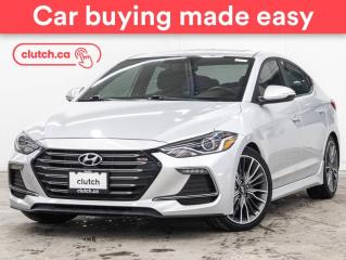 Used 2018 Hyundai Elantra Sport Tech Package w/ Apple CarPlay & Android Auto, Rearview Cam, Dual Zone A/C for sale in Toronto, ON