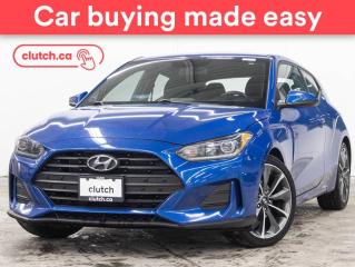 Used 2019 Hyundai Veloster Base w/ Apple CarPlay & Android Auto, Rearview Cam, A/C for sale in Toronto, ON