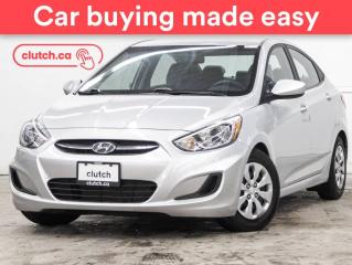 Used 2016 Hyundai Accent GL w/ Bluetooth, A/C, Cruise Control for sale in Toronto, ON