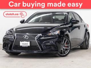 Used 2016 Lexus IS 350 350 AWD w/ Rearview Cam, Dual Zone A/C, Bluetooth for sale in Toronto, ON
