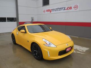 2017 Nissan 370Z Coupe Touring    **6 SPD MANUAL TRANSMISSION**ALLOY WHEELS**PUSH BUTTON START**AM/FM/CD PLAYER**FOG LIGHTS**STEERING WHEEL CONTROLS**CRUISE CONTROL** BLUETOOTH** POWER WINDOWS** SPORT SEATS**      *** VEHICLE COMES CERTIFIED/DETAILED *** NO HIDDEN FEES *** FINANCING OPTIONS AVAILABLE - WE DEAL WITH ALL MAJOR BANKS JUST LIKE BIG BRAND DEALERS!! ***     HOURS: MONDAY - WEDNESDAY & FRIDAY 8:00AM-5:00PM - THURSDAY 8:00AM-7:00PM - SATURDAY 8:00AM-1:00PM    ADDRESS: 7 ROUSE STREET W, TILLSONBURG, N4G 5T5