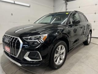 Used 2021 Audi Q3 45 AWD| 228HP | PANO ROOF | HTD LEATHER | LOW KMS! for sale in Ottawa, ON