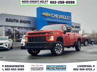 Recent Arrival! Red Hot 2022 Chevrolet Silverado 2500HD Custom 4WD 6-Speed Automatic 6.6L V8 Clean Car Fax, 6-Speed Automatic, 4WD, Jet Black Cloth, 6 Speakers, ABS brakes, Air Conditioning, Alloy wheels, AM/FM radio, Apple CarPlay/Android Auto, Black Mirror Caps, Bluetooth® For Phone, Brake assist, Cloth Seat Trim, Custom Convenience Package, Driver door bin, Electric Rear-Window Defogger, Electronic Stability Control, Exterior Parking Camera Rear, EZ Lift Power Lock & Release Tailgate, Front anti-roll bar, Fully automatic headlights, Heated door mirrors, Heated Vertical Trailering Mirrors, Illuminated entry, Integrated Trailer Brake Controller, LED Cargo Area Lighting, Locking Tailgate, Low tire pressure warning, Outside temperature display, Panic alarm, Power Door Locks, Power door mirrors, Power steering, Power windows, Rear step bumper, Remote Keyless Entry, Remote Vehicle Starter System, Speed control, Suspension Package, Tilt steering wheel, Traction control, Trip computer, Turn signal indicator mirrors, Variably intermittent wipers.