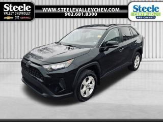 Value Market Pricing, AWD, Cloth.Recent Arrival! Gba 2019 Toyota RAV4 LE AWD 8-Speed Automatic 2.5L 4-Cylinder SMPI Come visit Annapolis Valleys GM Giant! We do not inflate our prices! We utilize state of the art live software technology to help determine the best price for our used inventory. That technology provides our customers with Fair Market Value Pricing!. Come see us and ask us about the Market Pricing Report on any of our used vehicles.Certified. Certification Program Details: 85 Point Inspection Fresh Oil Change 2 Years MVI Full Tank Of Gas Full Vehicle DetailSteele Valley Chevrolet Buick GMC offers a wide range of new and used cars to Kentville drivers. Our vehicles undergo a 117-point check before being put out for sale, and they also come with a warranty and an auto-check certified history. We also provide concise financing options to you. If local dealerships in your vicinity do not have the models and prices you are looking for, look no further and head straight to Steele Valley Chevrolet Buick GMC. We will make sure that we satisfy your expectations and let you leave with a happy face.