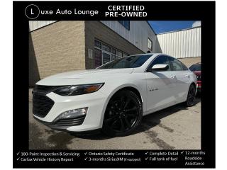 <p>Check out this well-equipped 2022 Chevrolet Malibu LT!! Low km, black package with gloss black wheels, heated seats, power driver seat, bluetooth hands-free, Apple Carplay, SiriusXM satellite radio, remote start, this one has it all!!!</p><p><span style=font-size: 16px; caret-color: #333333; color: #333333; font-family: Work Sans, sans-serif; white-space: pre-wrap; -webkit-text-size-adjust: 100%; background-color: #ffffff;>This vehicle comes Luxe certified pre-owned, which includes: 180-point inspection & servicing, oil lube and filter change, minimum 50% material remaining on tires and brakes, Ontario safety certificate, complete interior and exterior detailing, Carfax Verified vehicle history report, guaranteed one key (additional keys may be purchased at time of sale), FREE 90-day SiriusXM satellite radio trial (on factory-equipped vehicles) & full tank of fuel!</span></p><p><span style=font-size: 16px; caret-color: #333333; color: #333333; font-family: Work Sans, sans-serif; white-space: pre-wrap; -webkit-text-size-adjust: 100%; background-color: #ffffff;>Priced at ONLY $169 bi-weekly with $1500 down over 78 months at 7.99% (cost of borrowing is $1999 per $10000 financed) OR cash purchase price of $23900 (both prices are plus HST and licensing). Call today and book your test drive appointment! ***This vehicle is a previous daily rental***</span></p>