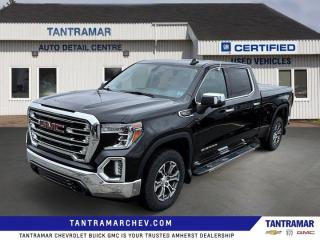Odometer is 56858 kilometers below market average! Onyx Black 2019 GMC Sierra 1500 SLT 4WD 8-Speed Automatic EcoTec3 5.3L V88-Speed Automatic, 4WD, Black Leather, 10-Way Power Driver Seat Adjuster w/Lumbar, 10-Way Power Passenger Seat Adjuster w/Lumbar, Alloy wheels, Apple CarPlay/Android Auto, Front dual zone A/C, Heated Driver & Front Passenger Seating, Perforated Leather-Appointed Seat Trim, Power driver seat, Remote Vehicle Starter System.Certified. GM Certified Details:* 24/7 roadside assistance for 3 months or 5,000 km (whichever comes first)* 4.99% Financing for 24 Months On Eligible Certified Pre-Owned Models 24 Months - 4.99% 36 Months - 6.49% 48 Months - 6.49% 60 Months - 6.99% 72 Months - 6.99% 84 Months - 6.99%* Exchange policy is 30 days or 2,500 kilometres, whichever comes first* Current students, recent graduates and full/part-time students eligible for $500 student bonus offer on the purchase of an eligible certified pre-owned vehicle. Offer valid from January 4, 2023 - January 2, 2024. Certified PRE-OWNED OFFERS FOR CANADIAN NEWCOMERS. To make Canada feel more like home, were offering $500 off any eligible Certified Pre-Owned Chevrolet, Buick or GMC vehicle as a welcoming gift. Free 3-month SiriusXM Trial. 1-month OnStar Trial. GM Owner Centre and Mobile App* 150+ Point Inspection* 3 months or 5,000 kilometres (whichever comes first) which can be extended or upgraded to an even more comprehensive Certified Pre-Owned Vehicle Protection Plan