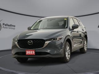 <b>Low Mileage!</b><br> <br>    The excellent power delivery, superior handling and a swanky interior help propel this 2023 Mazda CX-5 to new heights among its competitors. This  2023 Mazda CX-5 is for sale today in Sudbury. <br> <br>This 2023 CX-5 strengthens the connection between vehicle and driver. Mazda designers and engineers carefully consider every element of the vehicles makeup to ensure that the CX-5 outperforms expectations and elevates the experience of driving. Powerful and precise, yet comfortable and connected, the 2023 CX-5 is purposefully designed for drivers, no matter what the conditions might be. This low mileage  SUV has just 6,728 kms. Its  urban gray in colour  . It has an automatic transmission and is powered by a  2.5L I4 16V GDI DOHC engine. <br> <br>To apply right now for financing use this link : <a href=https://www.palladinohonda.com/finance/finance-application target=_blank>https://www.palladinohonda.com/finance/finance-application</a><br><br> <br/><br>Palladino Honda is your ultimate resource for all things Honda, especially for drivers in and around Sturgeon Falls, Elliot Lake, Espanola, Alban, and Little Current. Our dealership boasts a vast selection of high-class, top-quality Honda models, as well as expert financing advice and impeccable automotive service. These factors arent what set us apart from other dealerships, though. Rather, our uncompromising customer service and professionalism make every experience unforgettable, and keeps drivers coming back. The advertised price is for financing purchases only. All cash purchases will be subject to an additional surcharge of $2,501.00. This advertised price also does not include taxes and licensing fees.<br> Come by and check out our fleet of 100+ used cars and trucks and 70+ new cars and trucks for sale in Sudbury.  o~o