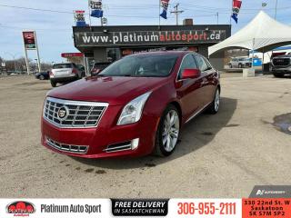 <b>Heads Up Display,  Navigaton,  Cooled Seats,  Leather Seats,  Heated Steering Wheel!</b><br> <br>    If your idea of a Cadillac is a plush-riding luxo-barge, then the XTS is the Cadillac for you. -Car and Driver This  2015 Cadillac XTS is for sale today. <br> <br>Taking the best of the past while looking forward to the future. Thats what Cadillac has done with the XTS luxury sedan. Its a big, comfortable sedan with a smooth ride that harkens back to what Cadillac has always been good at. At the same time, its packed with modern technology both in the cabin and under the hood. The Cadillac XTS delivers responsive power, a well-appointed interior, and austere styling inside and out. This  sedan has 142,411 kms. Its  red in colour  . It has a 6 speed automatic transmission and is powered by a  304HP 3.6L V6 Cylinder Engine.   This vehicle has been upgraded with the following features: Heads Up Display,  Navigaton,  Cooled Seats,  Leather Seats,  Heated Steering Wheel,  Memory Seats,  Heated Seats. <br> <br>To apply right now for financing use this link : <a href=https://www.platinumautosport.com/credit-application/ target=_blank>https://www.platinumautosport.com/credit-application/</a><br><br> <br/><br> Buy this vehicle now for the lowest bi-weekly payment of <b>$175.64</b> with $0 down for 72 months @ 5.99% APR O.A.C. ( Plus applicable taxes -  Plus applicable fees   ).  See dealer for details. <br> <br><br> We know that you have high expectations, and as car dealers, we enjoy the challenge of meeting and exceeding those standards each and every time. Allow us to demonstrate our commitment to excellence! </br>

<br> As your one stop shop for quality pre owned vehicles and hassle free auto financing in Saskatoon, we provide the following offers & incentives for our valued clients in Saskatchewan, Alberta & Manitoba. </br> o~o