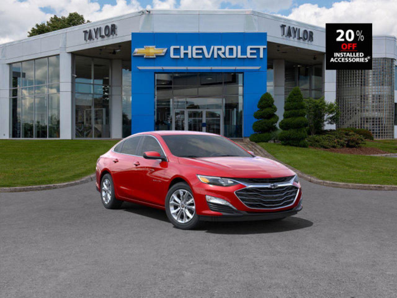 New 2024 Chevrolet Malibu 1LT- Aluminum Wheels -  Android Auto for sale in Kingston, ON