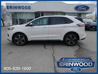 Experience Luxury in Motion with this 2019 Ford Edge ST AWD  This Ford Edge ST AWD in WHITE PLATINUM METALLIC TRI-COAT boasts a sleek design, automatic transmission, and all-wheel drive capability, making every drive a pleasure.   Step into the world of sophistication with the ST trim of this Ford Edge. Enjoy premium features such as leather-trimmed seats, a panoramic sunroof, and a state-of-the-art infotainment system. Stay connected with advanced technology like Apple CarPlay and Android Auto integration. The ST trim offers a perfect blend of performance and luxury, ensuring a comfortable and exhilarating driving experience every time you hit the road.  Elevate your driving experience with the 2019 Ford Edge ST AWD. Immerse yourself in its refined design and cutting-edge features, designed to enhance your journey. With its powerful engine and advanced safety features, this vehicle is the epitome of style and performance. Stand out on the road and enjoy the ultimate driving experience with the Ford Edge ST AWD.
