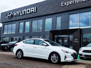 <p> Take the worry out of buying with this impeccable 2020 Hyundai Elantra. Side Impact Beams, Rear Child Safety Locks, Outboard Front Lap And Shoulder Safety Belts -inc: Rear Centre 3 Point, Height Adjusters and Pretensioners, Electronic Stability Control (ESC), Dual Stage Driver And Passenger Seat-Mounted Side Airbags. </p> <p><strong>Fully-Loaded with Additional Options</strong><br>POLAR WHITE, BLACK, PREMIUM CLOTH SEATING SURFACES, Window Grid Antenna, Wheels: 16 x 6.5J Light Grey Aluminum Alloy, Variable Intermittent Wipers, Trunk Rear Cargo Access, Trip Computer, Transmission: Intelligent Variable -inc: drive mode selection, Torsion Beam Rear Suspension w/Coil Springs, Tires: P205/55R16 All-Season.</p> <p><strong> Stop By Today </strong><br> Treat yourself- stop by Experience Hyundai located at 15 Mount Edward Rd, Charlottetown, PE C1A 5R7 to make this car yours today! </p>