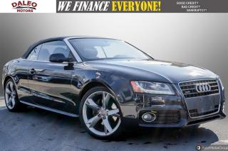 Used 2012 Audi A5 Cabriolet Auto 2.0L Premium S Line /AWD/ H. SEATS for sale in Kitchener, ON