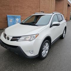 <div>FULLY LOADED 2014 TOYOTA RAV4 LIMITED AWD.</div><div>LEATHER INTERIOR</div><div>SUNROOF</div><div>POWER SEATS</div><div>BUTTON START</div><div>NAVIGATION</div><div>REAR VIEW CAMERA</div><div>BLINDSPOT</div><div>AND MUCH MORE</div><div><br /></div><div>Credit Cards Accepted</div><div><br /></div><div>Please call for more info and to book a test drive at 289-200-9805. Car-Fax is included in the asking price. Extended Warranties are also available. We offer financing too. Certification: Have your new pre-owned vehicle certified. We offer a full safety inspection including oil change, and professional detailing prior to delivery. Certification package is available for $699. All trade-ins are welcome. Taxes and licensing are extra.***</div>