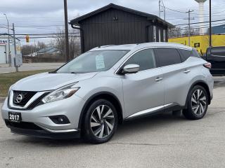 Used 2017 Nissan Murano Platinum AWD for sale in Gananoque, ON