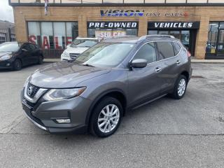 2017 Nissan Rogue SV, A Great Choice for an economy SUV !<br><br>GREAT CONDITION, this 2017 Nissan Rogue comes with a 2.5 LITRE 4 CYLINDER ENGINE that puts out 170 HORSEPOWER.<br><br>Comes with HEATED SEATS and a GREAT SOUNDING STEREO SYSTEM !<br><br>CLEAN CARFAX !<br><br>Well reviewed:  The 2017 Nissan Rogue is a good SUV. It provides a comfortable ride with plenty of passenger and cargo space, great fuel economy, and excellent safety scores,  (cars.usnews.com).<br><br> For small families and road-tripping adventurers who appreciate a stylish interior and straightforward capability, the 5-passenger Rogue is ready,  (KBB.COM).<br><br>Comes with BACK UP CAMERA and ALL WHEEL DRIVE !<br><br>Comes complete with power locks, power windows, and keyless remote entry.<br><br>This car has safety included in the advertised price.<br><br>Please Note: HST and Licensing is an additional fee separate from the advertised price. <br><br>We have a strong confidence in our cars, if you want to have a car inspected, Vision Fine Cars welcomes it.<br>  <br>Certain Crypto-Currency accepted as payment, Charges will apply.