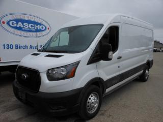 Used 2021 Ford Transit 250 Van Med. Roof w/Sliding Pass. 148-in. WB | LOW km | Cruise Control | Safety Partition for sale in Kitchener, ON