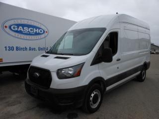 Used 2021 Ford Transit 250 Van High Roof w/Sliding Pass. 148-in. WB | Low Km | Cruise Control | Safety Partition for sale in Kitchener, ON