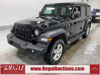 Used 2019 Jeep Wrangler UNLIMITED SPORT for sale in Calgary, AB