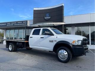 Used 2017 RAM 5500 ST CREW LB DRW 4WD AISIN 6.4L HEMI FLAT DECK 30KM for sale in Langley, BC
