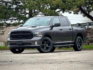 **PLEASE NOTE** An additional charge of $998 will be applied for Dealer-Installed Running Boards.

You can expect more from our 2023 RAM 1500 Classic Express Crew Cab 4X4 in Granite Crystal Metallic! Motivated by a 5.7 Litre HEMI V8 delivering 395hp to an 8 Speed Automatic transmission built for tough work. Proud performance is the name of the game for this Four Wheel Drive truck, which achieves nearly 13.6L/100km on the highway with a time-tested design. Highlights include automatic halogen headlamps, a sophisticated body-colour grille, matching bumpers, alloy wheels, and heated power mirrors. Impressive and expressive, its a bold look crafted by truck experts who understand what you want in a smart machine like this, so check it out today.

Our Express cabin combines rewarding comfort and intelligent versatility with heavy-duty seat surfaces, a tiltable steering wheel, air conditioning, power accessories, cruise control, keyless entry, a 12V outlet, and plenty of room to relax and spread out. The 3.5-inch driver display and a 5-inch touchscreen help keep you informed and entertained along the way with assistance from AM/FM/USB/AUX audio and SiriusXM compatibility.

RAM safety and security are standard, with a rearview camera, hill-start assistance, stability/traction control, tire pressure monitoring, trailer sway control, advanced multi-stage airbags, ABS, and more. Versatile and eager for action, our 1500 Classic Express is one bold business partner! Save this Page and Call for Availability. We Know You Will Enjoy Your Test Drive Towards Ownership! 

Bustard Chrysler prides ourselves on our expansive used car inventory. We have over 100 pre-owned units in stock of all makes and models, with the largest selection of pre-owned Chrysler, Dodge, Jeep, and RAM products in the tri-cities. Our used inventory is hand-selected and we only sell the best vehicles, for a fair price. We use a market-based pricing system so that you can be confident youre getting the best deal. With over 25 years of financing experience, our team is committed to getting you approved - whether you have good credit, bad credit, or no credit! We strive to be 100% transparent, and we stand behind the products we sell. For your peace of mind, we offer a 3 day/250 km exchange as well as a 30-day limited warranty on all certified used vehicles.