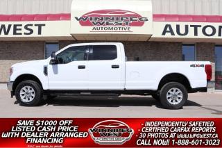 Used 2022 Ford F-350 XLT PREM PKG, 6.2L V8 4X4, 8FT BOX, AS NEW- 58KMS! for sale in Headingley, MB