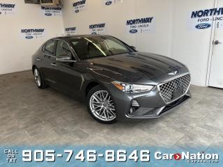 Used 2020 Genesis G70 2.0T ELITE | AWD | LEATHER | SUNROOF | NAVIGATION for sale in Brantford, ON