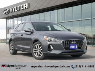 <b>Heated Seats,  Rear View Camera,  Heated Steering Wheel,  Bluetooth,  Blind Spot Detection!</b><br> <br>  Compare at $16365 - Our Price is just $15888! <br> <br>   Precise and responsive when needed, the Elantra GT can offer both a smooth city ride and an exhilarating experience on the track. This  2018 Hyundai Elantra GT is for sale today in Ottawa. <br> <br>The all-new 2018 Elantra GT is the latest member to join the Hyundai Elantra family. This sporty hatchback was designed in Europe and fine-tuned on the infamous Nurburgring race circuit in Germany. Experience precise and responsive handling for a rewarding drive on your daily commute, weekend adventures, and everything else in between.This  hatchback has 94,902 kms. Its  grey in colour  . It has an automatic transmission and is powered by a  162HP 2.0L 4 Cylinder Engine.  It may have some remaining factory warranty, please check with dealer for details. <br> <br> Our Elantra GTs trim level is GL. The 2018 Hyundai Elantra GT GL is a finely tuned family oriented sports hatchback that delivers an adrenaline rush time and time again. Features and options include power door and tailgate locks, perimeter and approach lights, heated side mirrors with turn signal indicator, 6 speaker stereo with an 8 inch display, Android Auto, Apple CarPlay, Bluetooth connectivity, power windows front and rear, heated front bucket seats, heated steering wheel, remote keyless entry, air conditioning, cruise control, chrome and metal look interior accents, blind spot sensor, rear collision alert, tore specific low tire pressure warning, rear view camera, ESC, ABS, Driveline traction control and much more. This vehicle has been upgraded with the following features: Heated Seats,  Rear View Camera,  Heated Steering Wheel,  Bluetooth,  Blind Spot Detection,  Aluminum Wheels. <br> <br/><br> Buy this vehicle now for the lowest bi-weekly payment of <b>$116.25</b> with $0 down for 84 months @ 6.99% APR O.A.C. ( Plus applicable taxes -  & fees   ).  See dealer for details. <br> <br>*LIFETIME ENGINE TRANSMISSION WARRANTY NOT AVAILABLE ON VEHICLES WITH KMS EXCEEDING 140,000KM, VEHICLES 8 YEARS & OLDER, OR HIGHLINE BRAND VEHICLE(eg. BMW, INFINITI. CADILLAC, LEXUS...)<br> Come by and check out our fleet of 30+ used cars and trucks and 90+ new cars and trucks for sale in Ottawa.  o~o