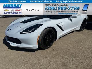 Our 2019 Chevrolet Corvette Stingray 2LT Coupe in Watkins Glen Gray Metallic offers premium good looks and performance to match! The massive 6.2 Litre V8 offers 460hp while connected to an exclusive 8 Speed Automatic transmission for fantastic road control. Buckle up and hold on as you reach 60mph in just 3.7 seconds and a top speed of 190mph while managing approximately 9.4L/100km on the highway in a civilized manner. Designed for savvy drivers with a desire for high performance, our Corvette makes a powerful statement! Be prepared for some extra attention behind the wheel of our Stingray 2LT. Inside our 2LT, settle into the power-adjustable heated/vented leather seats that feel as though they were tailor-made for your comfort. Take note of pushbutton start, a rear vision camera, and a power tilt and telescoping steering column. Staying connected is a breeze with our available 4G LTE WiFi connection, Bluetooth, two prominent HD colour displays, and a premium Bose audio system with available satellite radio. Every driving enthusiast can appreciate the quality of our Chevrolet Corvette that keeps you assured behind the wheel with traction control, stability control, a curb-view front camera, a head-up display, advanced airbags, and other safety features. Bred with brilliant engineering and precision performance, our Corvette exceeds your expectations! Reward yourself! Save this Page and Call for Availability. We Know You Will Enjoy Your Test Drive Towards Ownership!