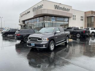 Recent Arrival!

Granite Crystal Metallic Clearcoat 2018 Ram 1500 Limited 4WD 8-Speed Automatic HEMI 5.7L V8 VVT

**CARPROOF CERTIFIED**.


* PLEASE SEE OUR MAIN WEBSITE FOR MORE PICTURES AND CARFAX REPORTS *

Buy in confidence at WINDSOR CHRYSLER with our 95-point safety inspection by our certified technicians.

Searching for your upgrade has never been easier.

You will immediately get the low market price based on our market research, which means no more wasted time shopping around for the best price, Its time to drive home the most car for your money today.

OVER 100 Pre-Owned Vehicles in Stock! 

Our Finance Team will secure the Best Interest Rate from one of out 20 Auto Financing Lenders that can get you APPROVED!

Financing Available For All Credit Types! 

Whether you have Great Credit, No Credit, Slow Credit, Bad Credit, Been Bankrupt, On Disability, Or on a Pension, we have options.

Looking to just sell your vehicle?

 We buy all makes and models let us buy your vehicle. 

Proudly Serving Windsor, Essex, Leamington, Kingsville, Belle River, LaSalle, Amherstburg, Tecumseh, Lakeshore, Strathroy, Stratford, Leamington, Tilbury, Essex, St. Thomas, Waterloo, Wallaceburg, St. Clair Beach, Puce, Riverside, London, Chatham, Kitchener, Guelph, Goderich, Brantford, St. Catherines, Milton, Mississauga, Toronto, Hamilton, Oakville, Barrie, Scarborough, and the GTA.

* PLEASE SEE OUR MAIN WEBSITE FOR MORE PICTURES AND CARFAX REPORTS *

Buy in confidence at WINDSOR CHRYSLER with our 95-point safety inspection by our certified technicians.

Searching for your upgrade has never been easier.

You will immediately get the low market price based on our market research, which means no more wasted time shopping around for the best price, Its time to drive home the most car for your money today.

OVER 100 Pre-Owned Vehicles in Stock! 

Our Finance Team will secure the Best Interest Rate from one of out 20 Auto Financing Lenders that can get you APPROVED!

Financing Available For All Credit Types! 

Whether you have Great Credit, No Credit, Slow Credit, Bad Credit, Been Bankrupt, On Disability, Or on a Pension, we have options.
Looking to just sell your vehicle?

 We buy all makes and models let us buy your vehicle. 

Proudly Serving Windsor, Essex, Leamington, Kingsville, Belle River, LaSalle, Amherstburg, Tecumseh, Lakeshore, Strathroy, Stratford, Leamington, Tilbury, Essex, St. Thomas, Waterloo, Wallaceburg, St. Clair Beach, Puce, Riverside, London, Chatham, Kitchener, Guelph, Goderich, Brantford, St. Catherines, Milton, Mississauga, Toronto, Hamilton, Oakville, Barrie, Scarborough, and the GTA.