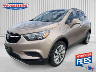 <b>Apple Carplay,  Android Auto,  Rear View Camera,  SiriusXM,  Bluetooth!</b><br> <br>    From tight spaces to crowded streets, this nimble Buick Encore fits in perfectly, while turning heads wherever it goes. This  2019 Buick Encore is for sale today. <br> <br>Step into this 2019 Buick Encore, and youll find premium materials, carefully sculpted appointments, and a quiet, spacious cabin that makes every drive a pleasure. The beautifully sculpted front fascia and grille flow smoothly to the rear of the small SUV, giving it a sleek, sculpted look. No matter where you set out in the Encore, youll always arrive in style, comfort, and grace.This  SUV has 114,667 kms. Its  brown in colour  . It has a 6 speed automatic transmission and is powered by a  138HP 1.4L 4 Cylinder Engine.  <br> <br> Our Encores trim level is Preferred. This Encore Preferred comes loaded with an 8 inch touchscreen, Apple CarPlay and Android Auto capability, Bluetooth, SiriusXM, Siri EyesFree and voice recognition, USB and aux jacks, customizable Driver Information Centre with colour display, 4G WiFi, power driver seat, active noise cancellation, Buick Connected Access and OnStar capable, flat folding front passenger and rear seats, front passenger under seat storage, hands free keyless entry, leather wrapped steering wheel with audio and cruise control, rear view camera, aluminum wheels, deep tinted glass, and heated power side mirrors with turn signals. This vehicle has been upgraded with the following features: Apple Carplay,  Android Auto,  Rear View Camera,  Siriusxm,  Bluetooth,  Aluminum Wheels,  4g Wifi. <br> <br>To apply right now for financing use this link : <a href=https://www.progressiveautosales.com/credit-application/ target=_blank>https://www.progressiveautosales.com/credit-application/</a><br><br> <br/><br><br> Progressive Auto Sales provides you with the all the tools you need to find and purchase a used vehicle that meets your needs and exceeds your expectations. Our Sarnia used car dealership carries a wide range of makes and models for exceptionally low prices due to our extensive network of Canadian, Ontario and Sarnia used car dealerships, leasing companies and auction groups. </br>

<br> Our dealership wouldnt be where we are today without the great people in Sarnia and surrounding areas. If you have any questions about our services, please feel free to ask any one of our staff. If you want to visit our dealership, you can also find our hours of operation and location information on our Contact page. </br> o~o
