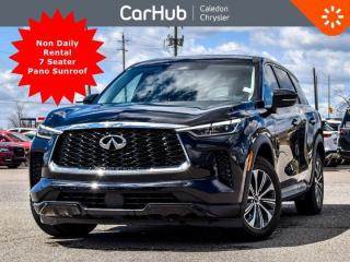 
Tried-and-true, this 2022 INFINITI QX60 PURE AWD 7 Seater, lets you cart everyone and everything you need. Tire Specific Low Tire Pressure Warning, Side Impact Beams, Restricted Driving Mode, Rear View Monitor Back-Up Camera, Rear Parking Sensors. Our advertised prices are for consumers (i.e. end users) only.
Not a former rental. Clean CARFAX!
The CARFAX report indicates that it was previously registered in Quebec

 
Feel Safe on the Road with Your INFINITI QX60 Pure AWD 7 Seater 
Rear child safety locks, Predictive Forward Collision Warning, Outboard Front Lap And Shoulder Safety Belts -inc: Rear Centre 3 Point, Height Adjusters and Pretensioners, Lane Departure Warning, INFINITI InTouch w/1-year trial Emergency Sos, Electronic Stability Control (ESC), Dual Stage Driver And Passenger Seat-Mounted Side Airbags, Dual Stage Driver And Passenger Front Airbags, Driver And Passenger Knee Airbag and Rear Side-Impact Airbag, Curtain 1st, 2nd And 3rd Row Airbags, Collision Mitigation-Rear, Collision Mitigation-Front, Blind Spot Warning (BSW) Blind Spot, Airbag Occupancy Sensor, ABS And Driveline Traction Control.

 

Loaded with Additional Options
Power Panoramic Sunroof, Leather-Appointed Seating Surfaces, Heated Leather Steering Wheel, Heated Front Seats -inc: 8-way power adjustable front seats, 4-way power lumbar driver seat and 2-way power lumbar front passenger seat, Speed Sensitive Rain Detecting Variable Intermittent Wipers w/Heated Jets, Auto On/Off Projector Beam Led Low/High Beam Daytime Running Auto High-Beam Headlamps w/Delay-Off, Headlights-Automatic High beams, Power Liftgate Rear Cargo Access, 2 LCD Monitors In The Front, 3 12V DC Power Outlets, Cruise Control w/Steering Wheel Controls, Dual Zone Front Automatic Air Conditioning, Gauges -inc: Speedometer, Odometer, Engine Coolant Temp, Tachometer, Trip Odometer and Trip Computer, Memory Settings -inc: Driver Seat, Door Mirrors, Audio and HVAC, Proximity Key For Doors And Push Button Start, Radio w/Seek-Scan, Clock, Speed Compensated Volume Control and Radio Data System, INFINITI InTouch Services Telematics -inc: 9-speaker audio system, INFINITI InTouch 12.3 interactive display, INFINITI infotainment controller, Apple CarPlay, Android Auto, Wireless Apple CarPlay capability, INFINITI voice recognition system, Bluetooth hands-free phone and audio streaming, hands-free text messaging assistant, illuminated steering wheel-mounted audio controls, HD Radio technology, SiriusXM satellite radio, 6 USB ports and WiFi hotspot, Seats w/Leatherette Back Material, 18Alloy Rims

 

Drive Happy with CarHub
*** All-inclusive, upfront prices -- no haggling, negotiations, pressure, or games

*** Purchase or lease a vehicle and receive a $1000 CarHub Rewards card for service

*** 3 day CarHub Exchange program available on most used vehicles. Details: www.caledonchrysler.ca/exchange-program/

*** 36 day CarHub Warranty on mechanical and safety issues and a complete car history report

*** Purchase this vehicle fully online on CarHub websites

 

Transparency Statement
Online prices and payments are for finance purchases -- please note there is a $750 finance/lease fee. Cash purchases for used vehicles have a $2,200 surcharge (the finance price + $2,200), however cash purchases for new vehicles only have tax and licensing extra -- no surcharge. NEW vehicles priced at over $100,000 including add-ons or accessories are subject to the additional federal luxury tax. While every effort is taken to avoid errors, technical or human error can occur, so please confirm vehicle features, options, materials, and other specs with your CarHub representative. This can easily be done by calling us or by visiting us at the dealership. CarHub used vehicles come standard with 1 key. If we receive more than one key from the previous owner, we include them with the vehicle. Additional keys may be purchased at the time of sale. Ask your Product Advisor for more details. Payments are only estimates derived from a standard term/rate on approved credit. Terms, rates and payments may vary. Prices, rates and payments are subject to change without notice. Please see our website for more details.
