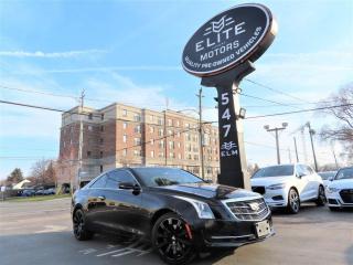 Used 2015 Cadillac ATS 2.0T AWD - COUPE - LOW KMS - BLACK ON BLACK !!! for sale in Burlington, ON
