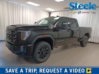 Ready for any adventure, our Diesel powered 2024 GMC Sierra 2500HD AT4 Crew Cab 4X4 stands out with a bold and heroic design in Onyx Black! Motivated by a TurboCharged 6.6 Litre DuraMax Diesel V8 providing 470hp and 975lb-ft of torque to a 10 Speed Allison Automatic transmission. This Four Wheel Drive truck also has an off-road suspension, skid plates, hill-descent control, and an Autotrac 2-speed transfer case for getting to hard-to-reach jobs. Our Sierra boasts LED lighting, red recovery hooks, 20-inch high-gloss black alloy wheels, a spray-on bedliner, sunroof, and a MultiPro tailgate for high-visibility styling. Prepare to be impressed with our AT4 cabin, which is your mobile command post for doing more with heated/ventilated leather power front seats and heated rear seats, a heated-wrapped steering wheel, dual-zone automatic climate control, keyless access/ignition, remote start, and remarkable technologies. Highlights include a Bose audio system, a 12.3-inch driver display, a 13.4-inch touchscreen, Google Built-in, WiFi compatibility, Apple CarPlay®/Android Auto®, Bluetooth®, and wireless charging. GMC helps you stay safe as you work hard with a surround-view system, a bed-view camera, trailer-capable blind-spot monitoring, automatic braking, parking sensors, lane-departure warning, trailer-sway control, hill-start assistance, and more. When tough jobs call, our Sierra 2500 AT4 is ready to answer! Save this Page and Call for Availability. We Know You Will Enjoy Your Test Drive Towards Ownership! Metros Premier Credit Specialist Team Good/Bad/New Credit? Divorce? Self-Employed?