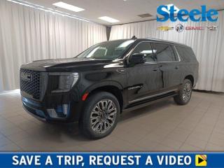 Our sophisticated 2024 GMC Yukon XL Denali Ultimate 4WD sets a high bar for big SUVs in Onyx Black! Motivated by a 6.2 Litre V8 delivering 420hp to a 10 Speed Automatic transmission. This Four Wheel Drive SUV also returns approximately 13.1L/100km on the highway and conquers the trails with Active Response 4WD, an adaptive air suspension, an electronic limited-slip differential, and Magnetic Ride Control. Our extra-long Yukon has a panoramic sunroof, power assist steps, 22-inch wheels, LED lighting, hands-free liftgate, and bold Vader body-side moldings to make a stunning impression on the road or off. Our Denali Ultimate cabin is large and luxurious with heated/ventilated leather power front and heated second-row seats, a power-folding third row, a heated/wrapped power steering wheel, tri-zone automatic climate control, and an incredible amount of cargo space. A 12-inch driver display and 10.2-inch touchscreen anchor the infotainment system to support wireless phone connectivity, WiFi compatibility, Google built-in, wireless charging, Bose Performance audio, and a rear media system. GMCs amazing Super Cruise compatibility allows hands-free driving backed by smart features like a head-up display, digital rearview camera, front/rear automatic braking, HD surround vision, and more for your safety. Your family will fly first-class when you drive our Yukon XL Denali! Save this Page and Call for Availability. We Know You Will Enjoy Your Test Drive Towards Ownership! Metros Premier Credit Specialist Team Good/Bad/New Credit? Divorce? Self-Employed?