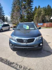 <p><em>2011 kia sorento low km only 159590  km.runs and drives excellent  AWD,  sunroof, leather interior, new brakes all around.  for more information feel free to contact Erics Autos we are a family owned business located midway between barrie and orillia on hwy 11 south at the 5th line of Oro-Medonte 705 487 2277.......more pictures to come </em></p>