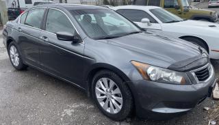 <p>2010 HONDA ACCORD TRIM EXL WITH LEATHER AND HEATED SEATS, REMOTE START, SUNROOF, DVD ENTERTAINMENT, 4 DOOR SEDAN COMES CERTIFIED AND 90 DAYS BUMPER-TO-BUMPER SHOP WARRANTY.</p>