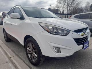 Used 2015 Hyundai Tucson GLS-AWD-LEATHER-PONOROOF-BK UP CAM-BLUETOOTH-ALLOY for sale in Scarborough, ON