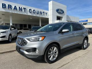 <p><br />KEY FEATURES: 2022 Ford Edge, Titanium, AWD, 2.0L EcoBoost, Silver, Panoramic Roof, evasive steering, leather, voice activated navigation(yrs), cold weather package, heated steering wheel, heated and Cooled front seats, 20 inch wheels, rear backup camera, rear sensors, remote stop, pre-collision assist, intelligent Access, Lane keeps system, fordpass, sync 3 connect and more.</p><p><br />Please Call 519-756-6191, Email sales@brantcountyford.ca for more information and availability on this vehicle.  Brant County Ford is a family owned dealership and has been a proud member of the Brantford community for over 40 years!</p><p> </p><p><br />** PURCHASE PRICE ONLY (Includes) Fords Delivery Allowance</p><p><br />** See dealer for details.</p><p>*Please note all prices are plus HST and Licencing. </p><p>* Prices in Ontario, Alberta and British Columbia include OMVIC/AMVIC fee (where applicable), accessories, other dealer installed options, administration and other retailer charges. </p><p>*The sale price assumes all applicable rebates and incentives (Delivery Allowance/Non-Stackable Cash/3-Payment rebate/SUV Bonus/Winter Bonus, Safety etc</p><p>All prices are in Canadian dollars (unless otherwise indicated). Retailers are free to set individual prices.</p>