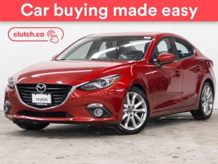 Used 2015 Mazda MAZDA3 GT w/ Luxury Pkg w/ Rearview Cam, Dual Zone A/C, Nav for sale in Toronto, ON